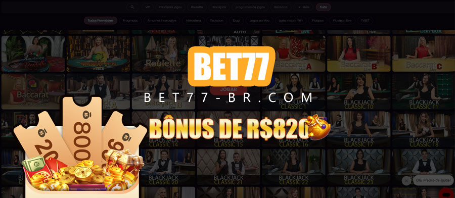 Bônus De Boas-Vindas Do Cassino Bet77 Brasil